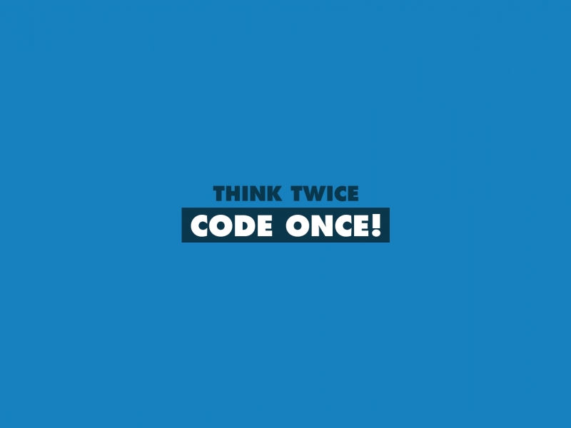 Think Twice Code one