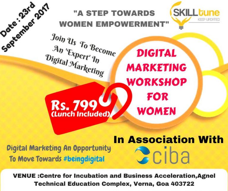 Skilltune organizes a digital marketing for women