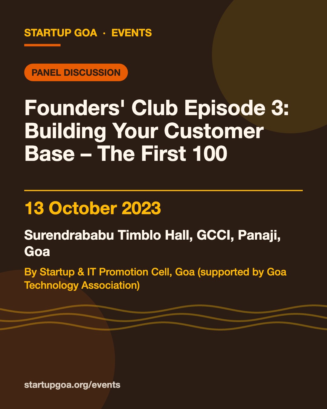 Poster for Founders' Club Episode 3: Building Your Customer Base – The First 100