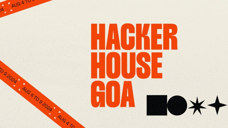 Poster for Hacker House Goa 2024