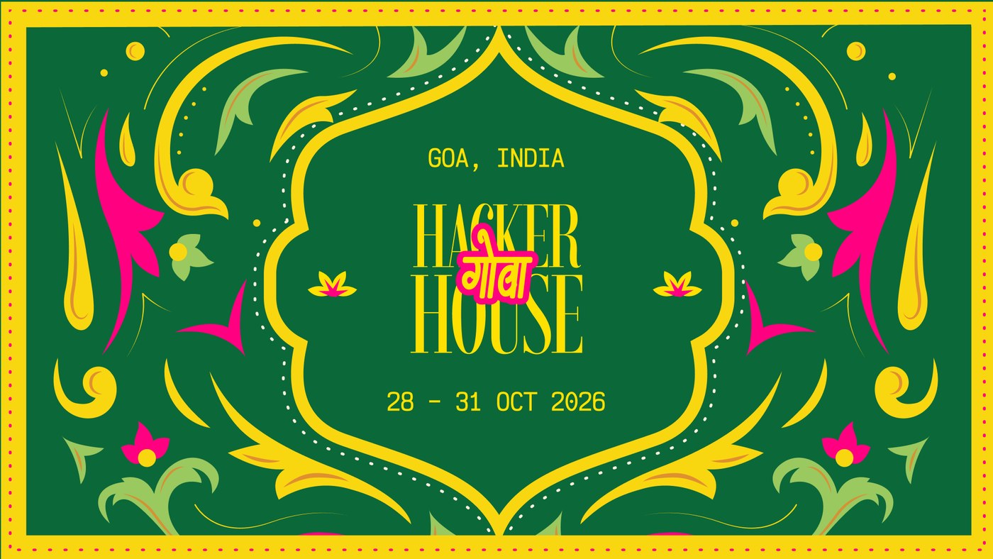 Hacker House Goa 2026 official cover image