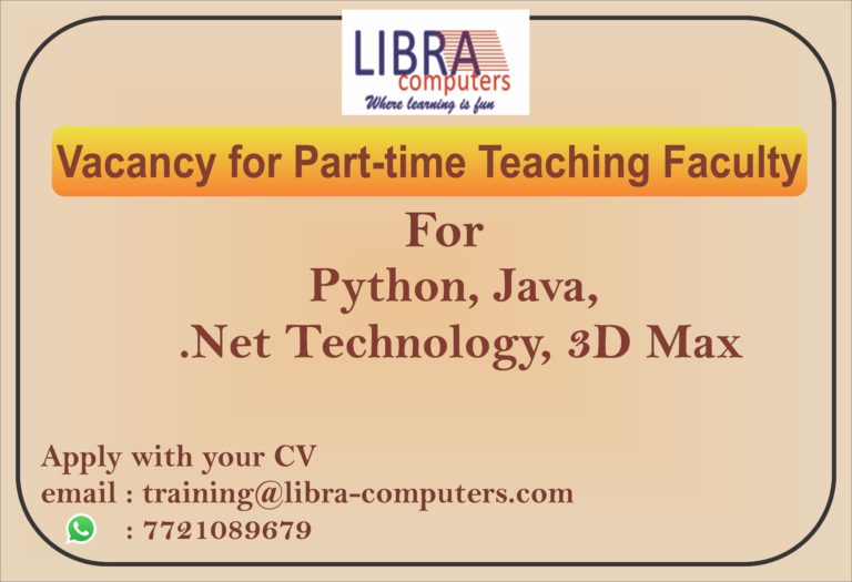 Part time lecturer job in bangalore